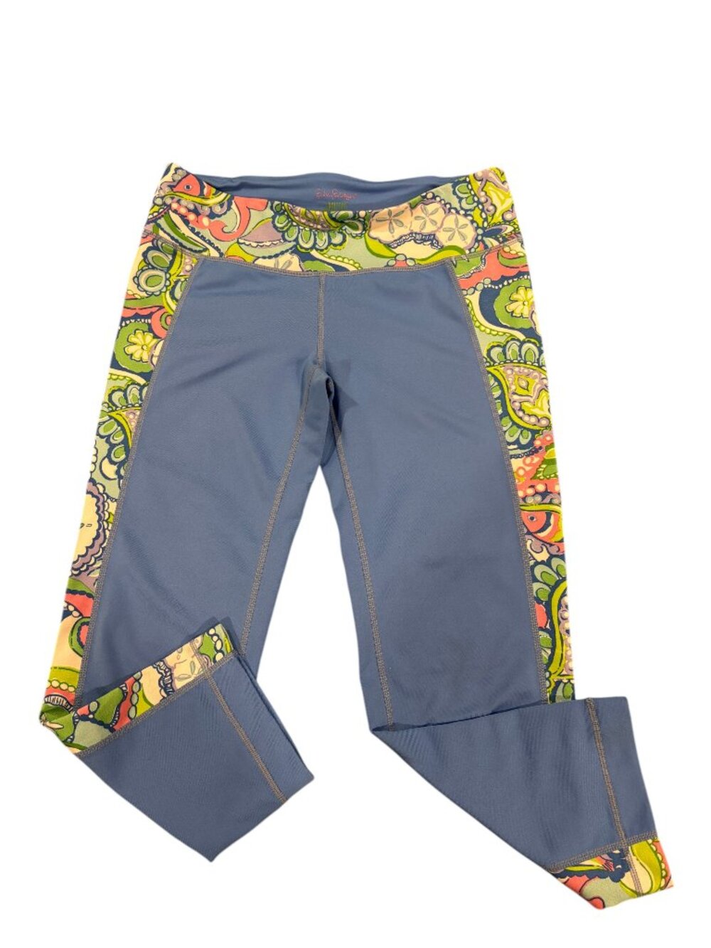 Lilly Pulitzer UPF 50 Luxletic Capri Leggings Blue Size M